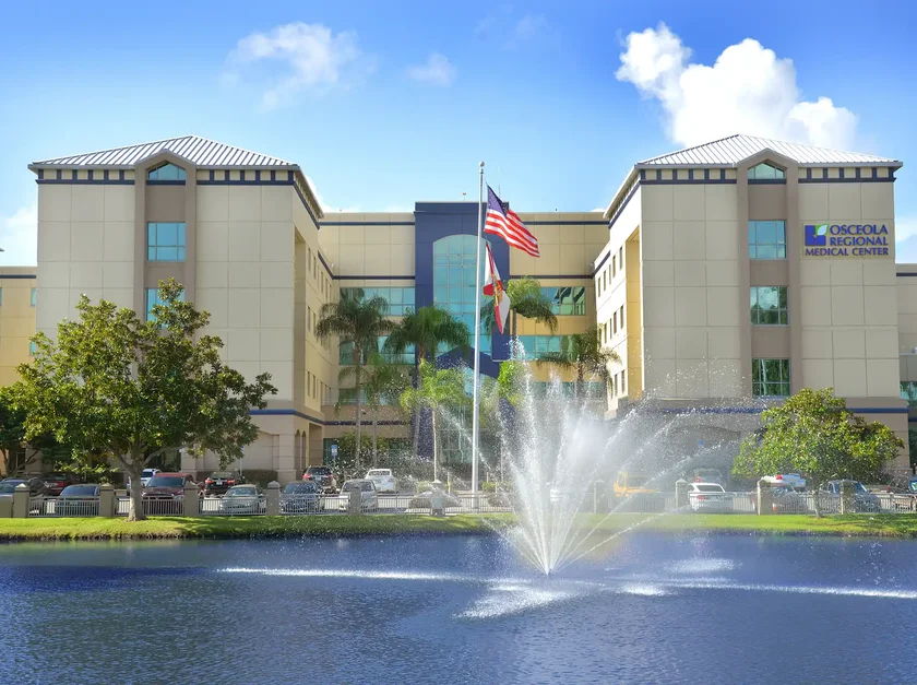 HCA Florida Osceola Hospital in Kissimmee, Florida, a location serviced by our non-emergency medical transportation (NEMT) services