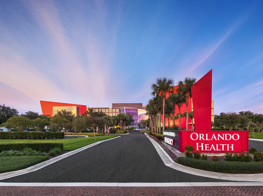 Orlando Health - Health Central Hospital in Ocoee, Florida, a location serviced by our non-emergency medical transportation (NEMT) services