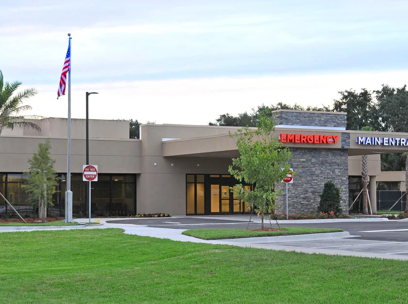 Orlando Health St. Cloud Hospital in St. Cloud, Florida, a location serviced by our non-emergency medical transportation (NEMT) services