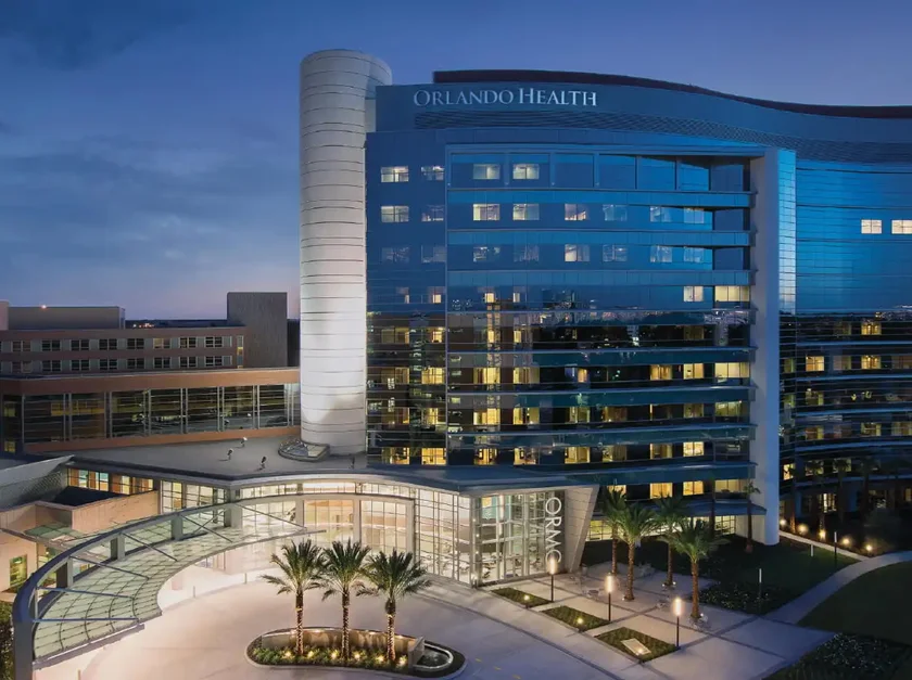 Orlando Health Orlando Regional Medical Center in Maitland, Florida, a location serviced by our non-emergency medical transportation (NEMT) services