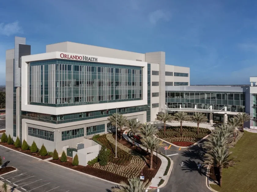 Orlando Health South Lake Hospital in Montverde, Florida, a location serviced by our non-emergency medical transportation (NEMT) services