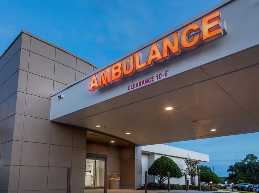 AdventHealth Lake Wales in Lake Wales, Florida, a location serviced by our non-emergency medical transportation (NEMT) services