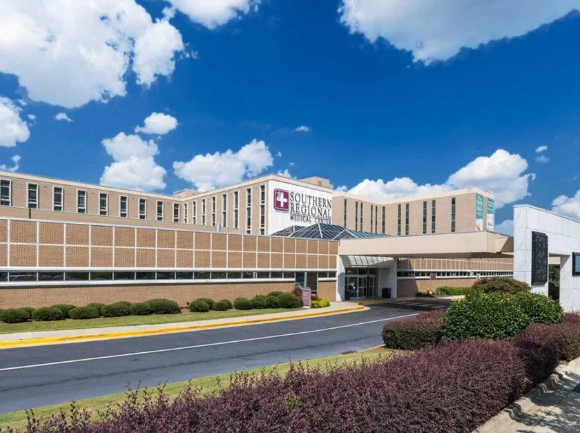 Southern Regional Medical Center in College Park, Georgia, a location serviced by our non-emergency medical transportation (NEMT) services