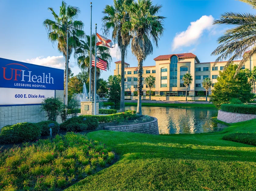 UF Health Leesburg Hospital (Leesburg) in Fruitland Park, Florida, a location serviced by our non-emergency medical transportation (NEMT) services