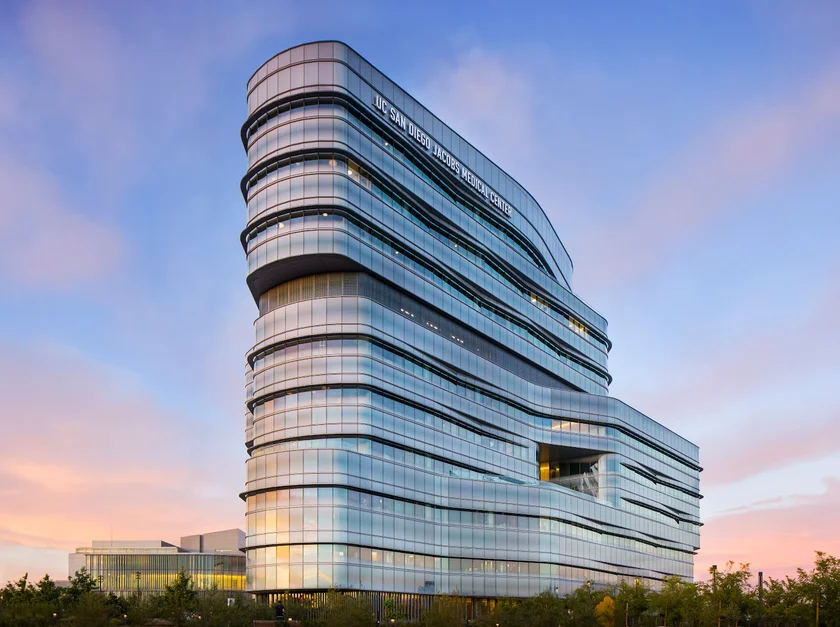 Jacobs Medical Center at UC San Diego Health in La Jolla, California, a location serviced by our non-emergency medical transportation (NEMT) services