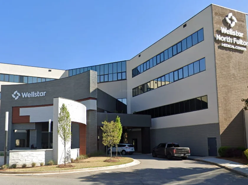 Wellstar North Fulton Medical Center in Milton, Georgia, a location serviced by our non-emergency medical transportation (NEMT) services