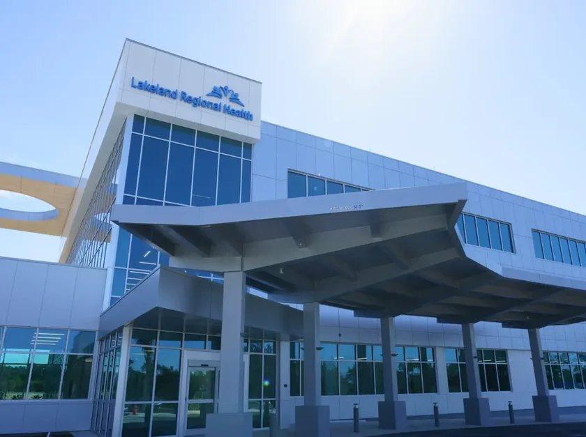Lakeland Regional Health Medical Center in Auburndale, Florida, a location serviced by our non-emergency medical transportation (NEMT) services