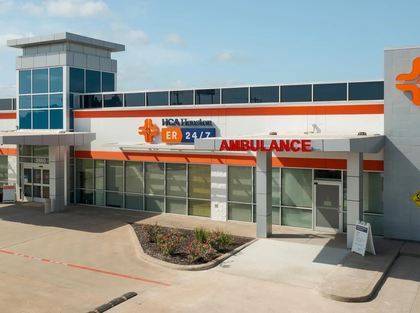 HCA Houston ER 24/7 - Alvin in Alvin, Texas, a location serviced by our non-emergency medical transportation (NEMT) services