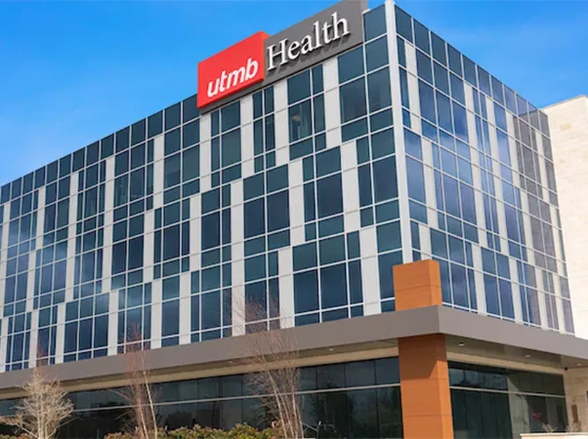 UTMB Health Angleton Danbury Hospital Campus in Angleton, Texas, a location serviced by our non-emergency medical transportation (NEMT) services