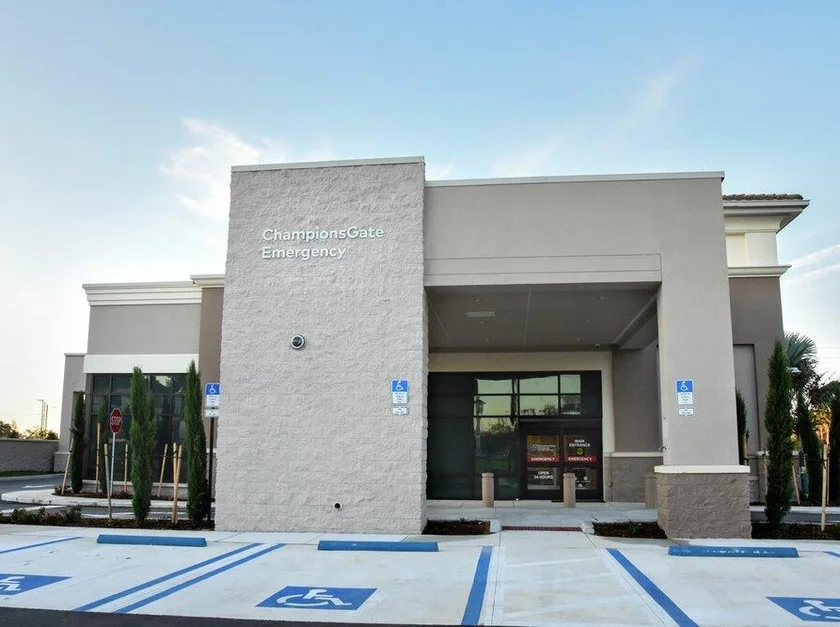 HCA Florida ChampionsGate Emergency in ChampionsGate, Florida, a location serviced by our non-emergency medical transportation (NEMT) services