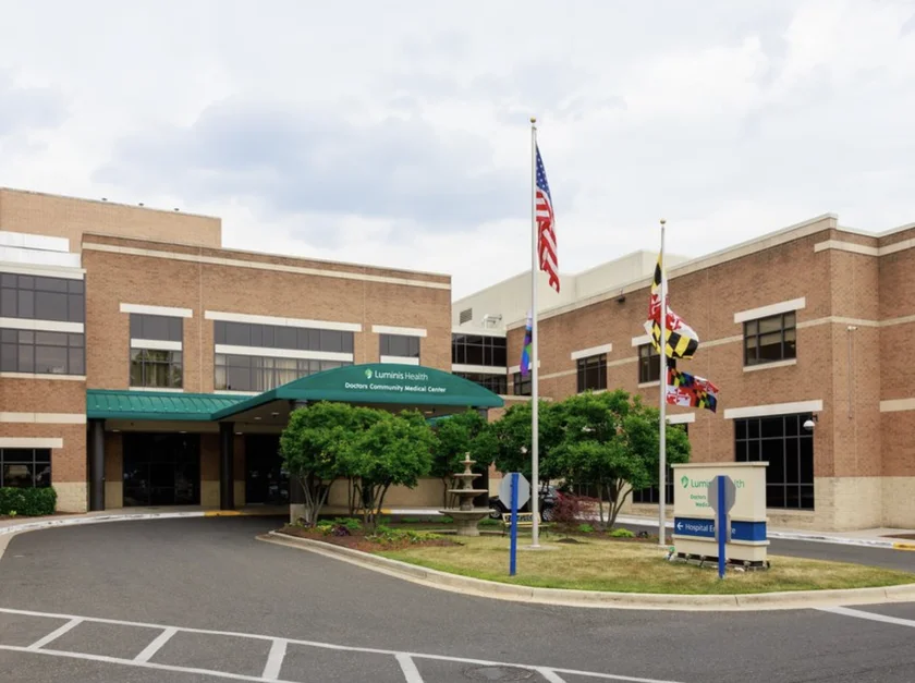 Luminis Health Doctors Community Medical Center in Lanham, Maryland, a location serviced by our non-emergency medical transportation (NEMT) services