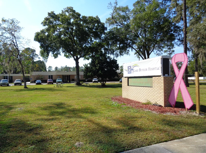 Lake Butler Hospital in Lake Butler, Florida, a location serviced by our non-emergency medical transportation (NEMT) services