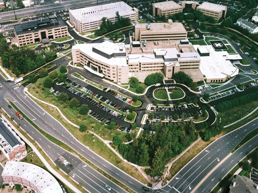 Reston Hospital Center in Reston, Virginia, a location serviced by our non-emergency medical transportation (NEMT) services