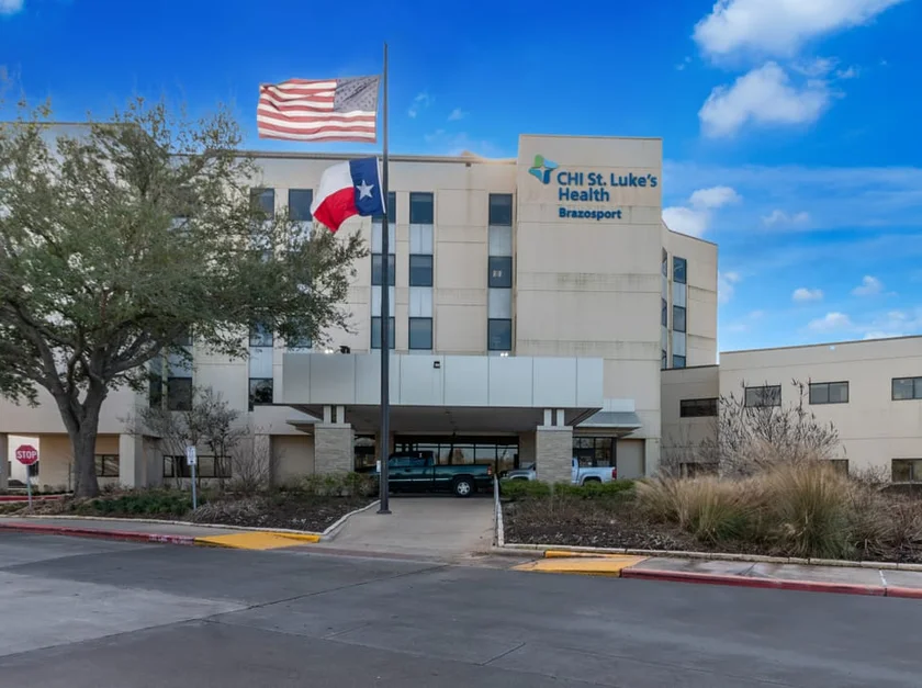 CHI St. Luke's Health Brazosport Hospital in Surfside Beach, Texas, a location serviced by our non-emergency medical transportation (NEMT) services