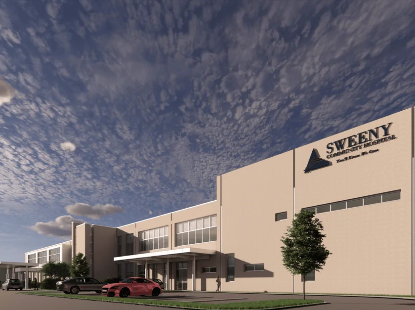 Sweeny Community Hospital in Sweeny, Texas, a location serviced by our non-emergency medical transportation (NEMT) services