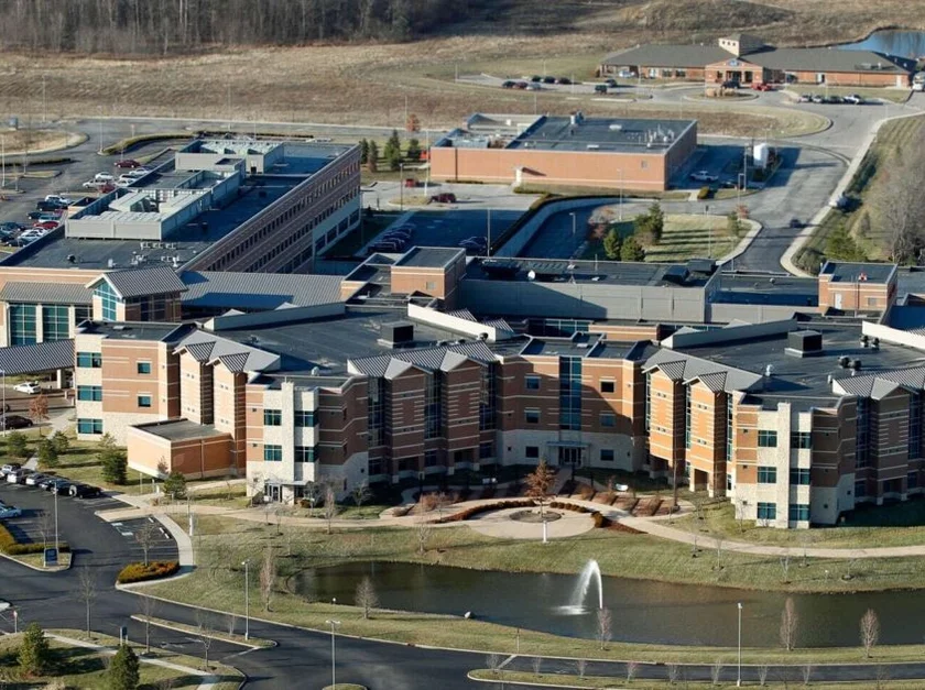 IU Health West Hospital in Avon, Indiana, a location serviced by our non-emergency medical transportation (NEMT) services
