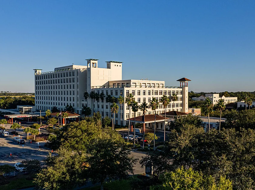 UF Health Flagler Hospital in Crescent Beach, Florida, a location serviced by our non-emergency medical transportation (NEMT) services