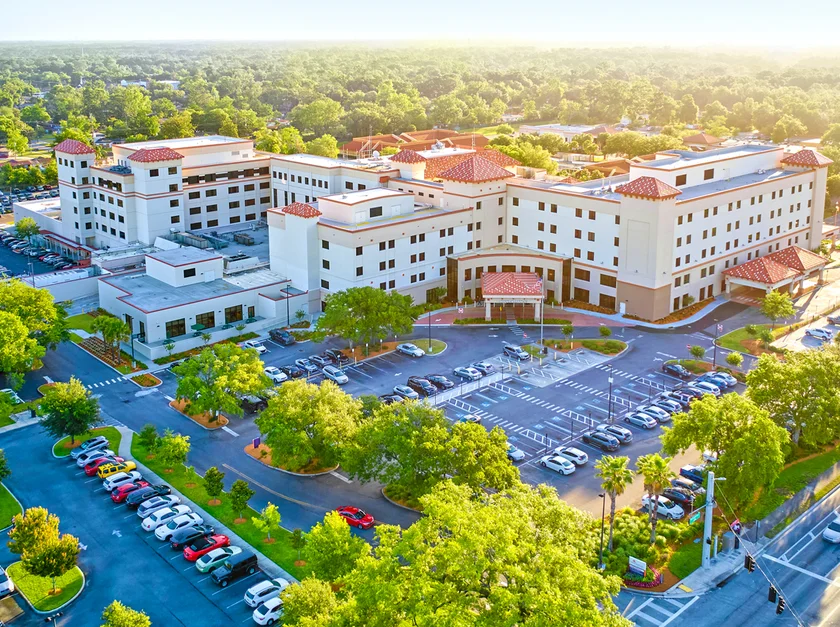 HCA Florida Orange Park Hospital in Argyle Forest, Florida, a location serviced by our non-emergency medical transportation (NEMT) services