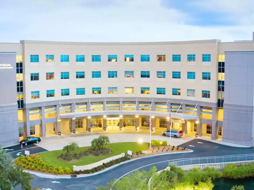 HCA Florida Memorial Hospital in Arlington, Florida, a location serviced by our non-emergency medical transportation (NEMT) services
