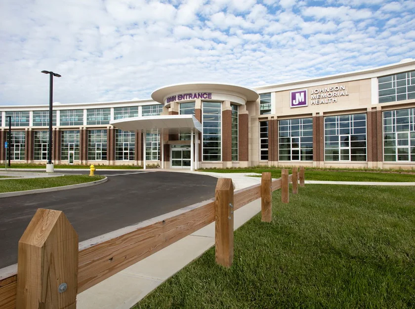 Johnson Memorial Health in Edinburgh, Indiana, a location serviced by our non-emergency medical transportation (NEMT) services