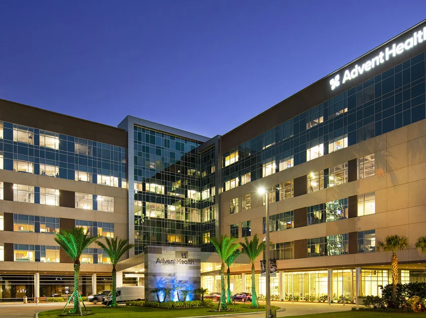 AdventHealth Kissimmee in Buenaventura Lakes, Florida, a location serviced by our non-emergency medical transportation (NEMT) services