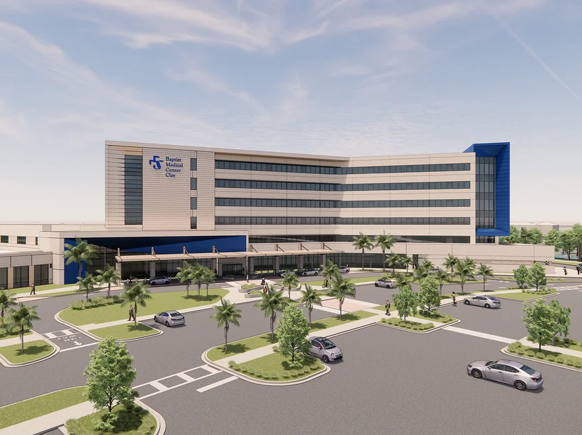 Baptist Medical Center Clay in Fleming Island, Florida, a location serviced by our non-emergency medical transportation (NEMT) services