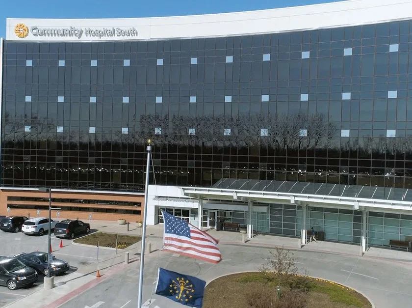 Community Hospital South in Greenwood, Indiana, a location serviced by our non-emergency medical transportation (NEMT) services