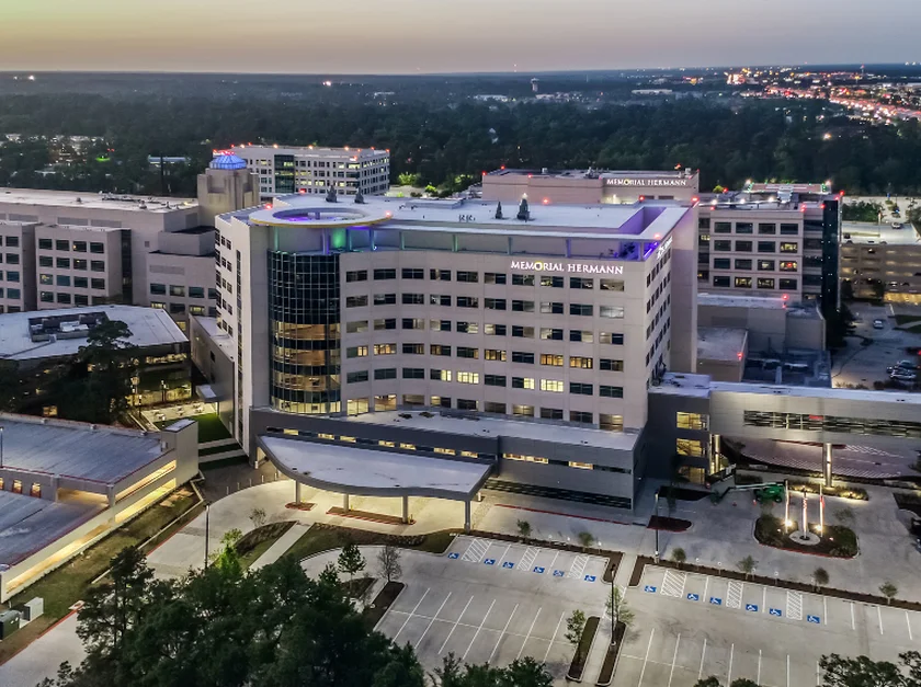 Memorial Hermann The Woodlands Medical Center in Shenandoah, Texas, a location serviced by our non-emergency medical transportation (NEMT) services