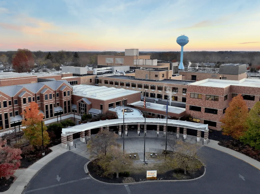 Hancock Regional Hospital (Greenfield — primary hospital serving Wilkinson area) in Wilkinson, Indiana, a location serviced by our non-emergency medical transportation (NEMT) services
