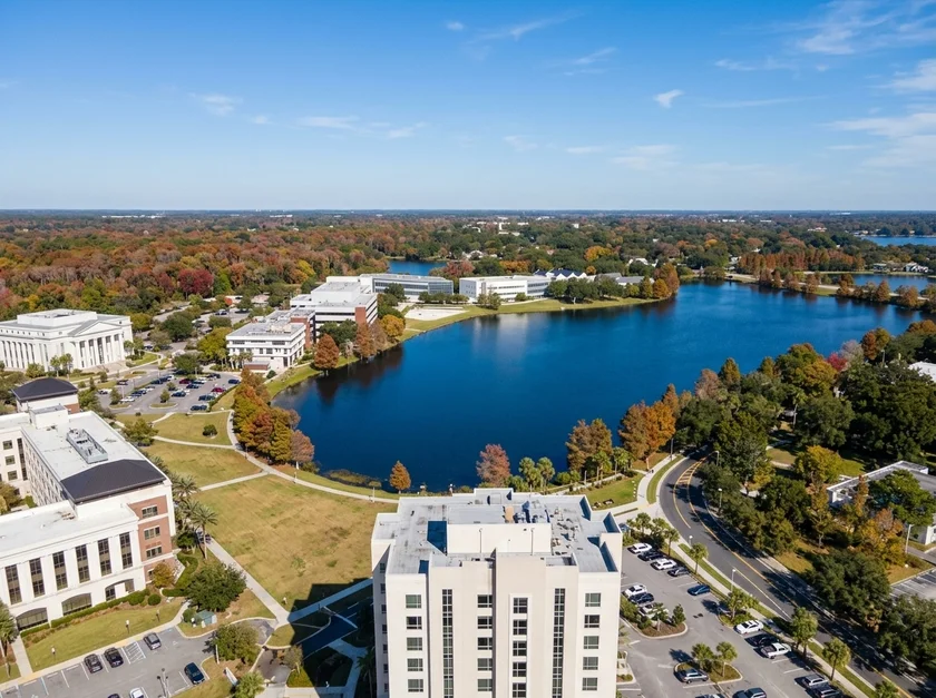 AdventHealth Orlando in Eatonville, Florida, a location serviced by our non-emergency medical transportation (NEMT) services