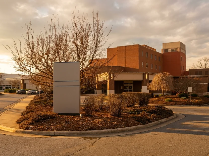 UNC Health Blue Ridge in Morganton, North Carolina, a location serviced by our non-emergency medical transportation (NEMT) services