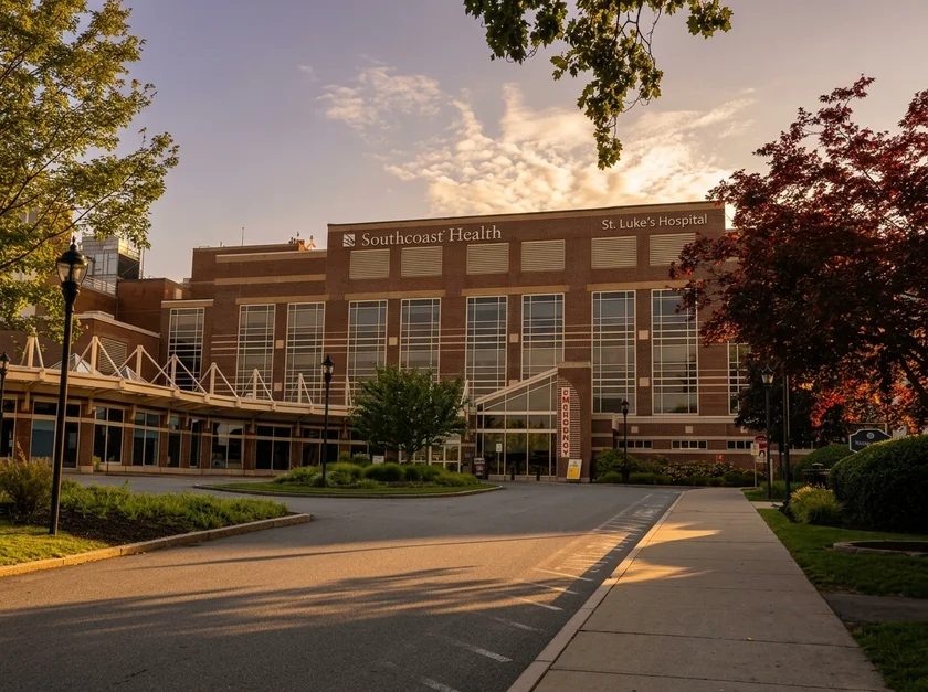 St. Luke's Hospital in New Bedford, Massachusetts, a location serviced by our non-emergency medical transportation (NEMT) services